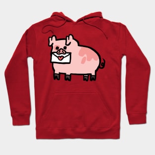 Lovestruck Cute Cartoon Piggy Hoodie